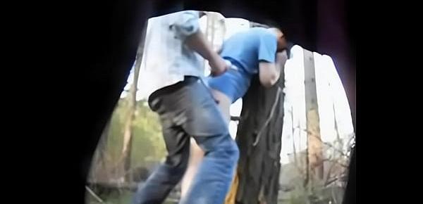  Truckers fucking in the woods caught on hidden cam - hornycamguys.com